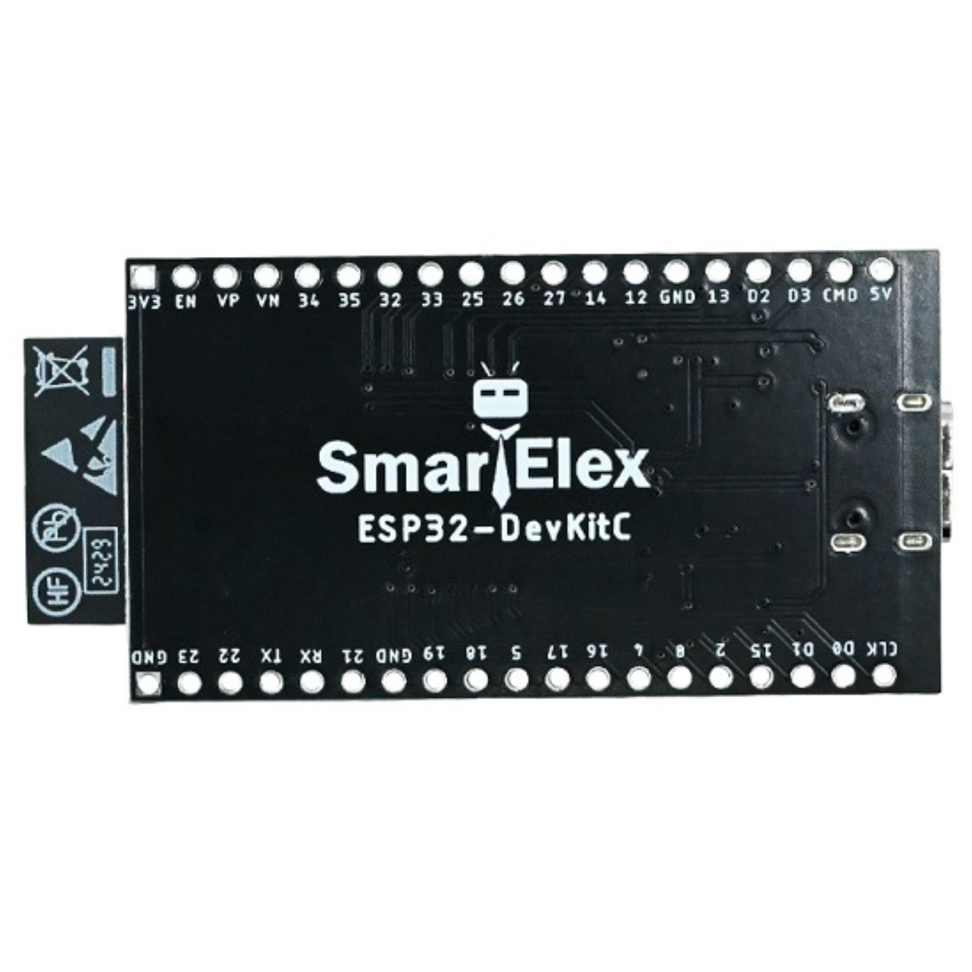 SmartElex ESP32-WROOM-32E DevKit with Headers