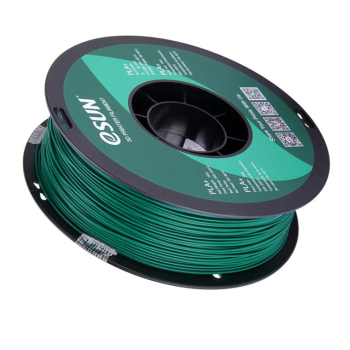 eSun 1.75mm PLA+ 1kg 3D Printing Filament Green Color