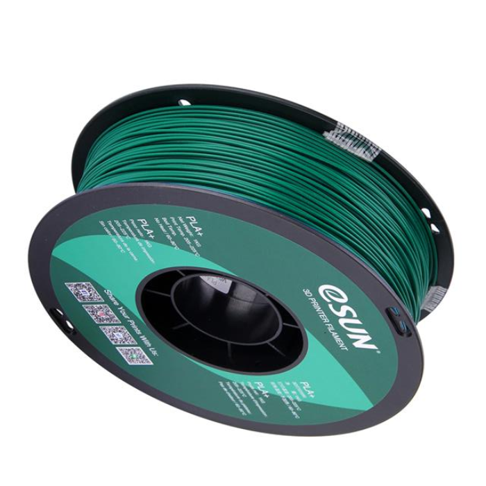 eSun 1.75mm PLA+ 1kg 3D Printing Filament Green Color