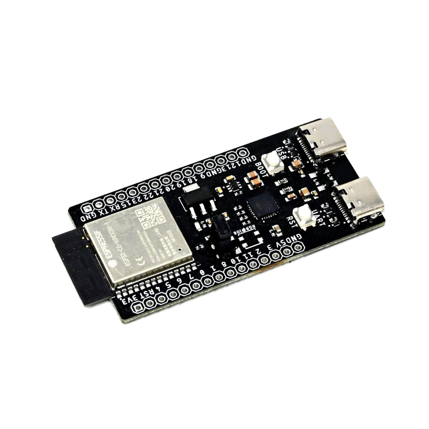 SmartElex ESP32-C6-WROOM-1 WiFi + BLE + Zigbee DevKit Development Board
