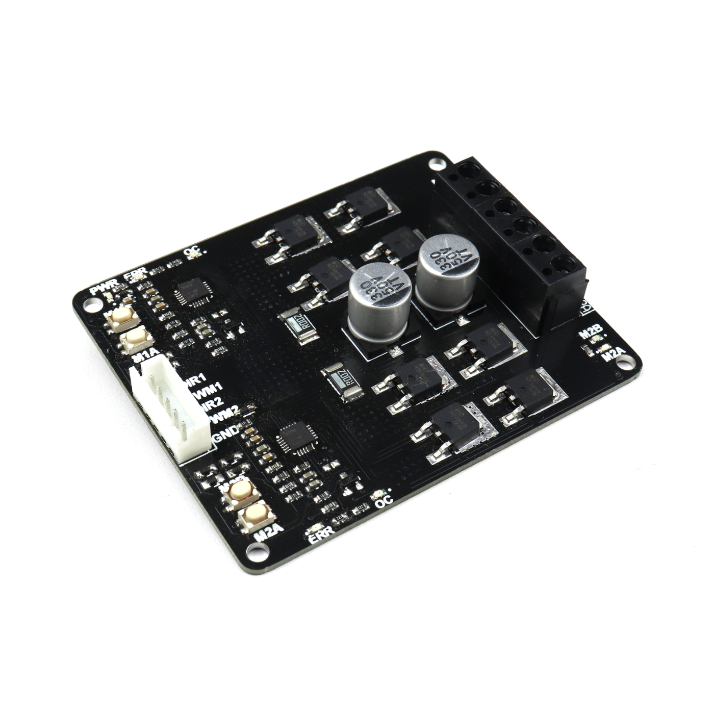 SmartElex 15D Dual DC Motor Driver - 30A Peak Dual Channel PWM Controller