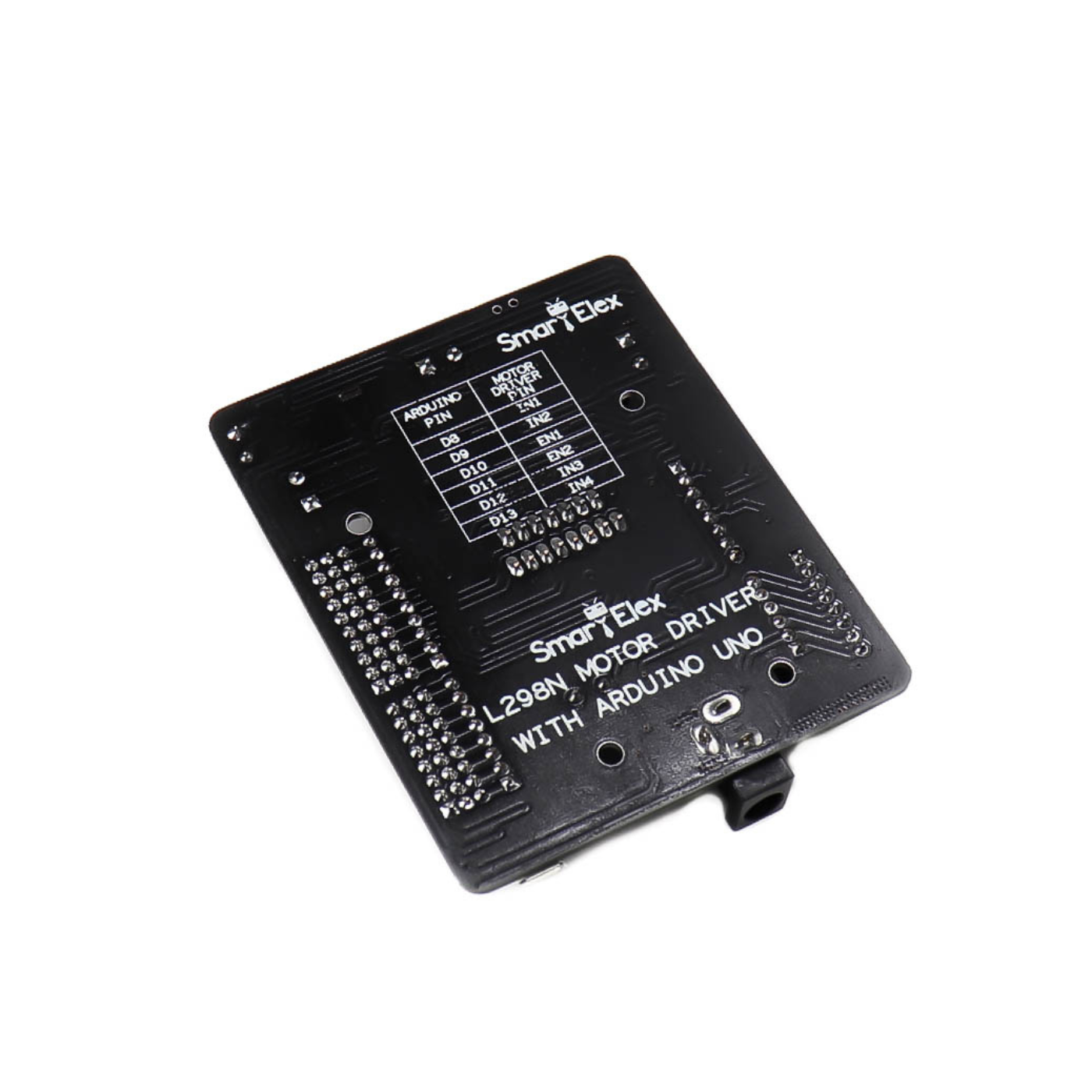 SmartElex L298N Dual Channel Motor Driver with Onboard Arduino Uno