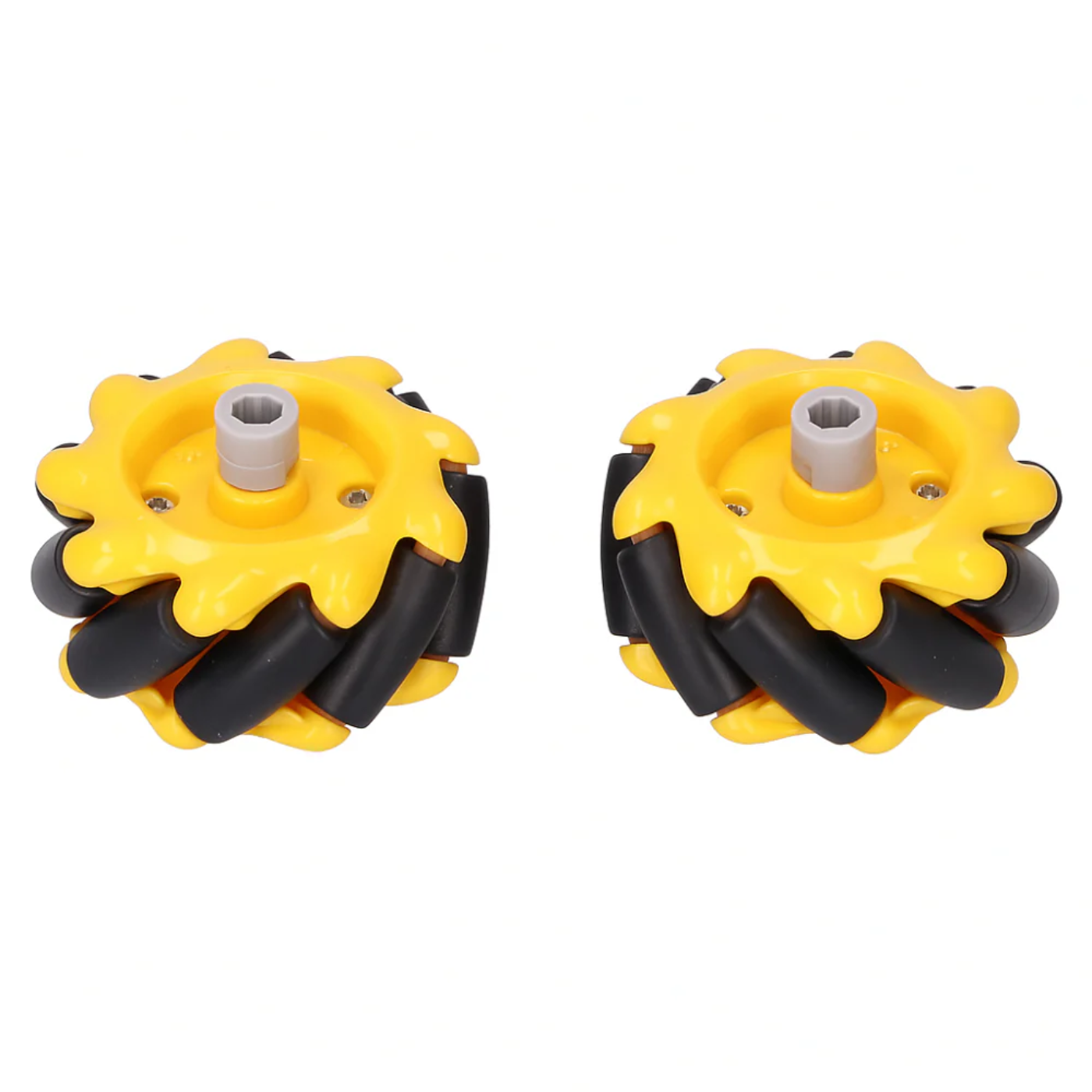 80mm Mecanum Wheel Set (Yellow)