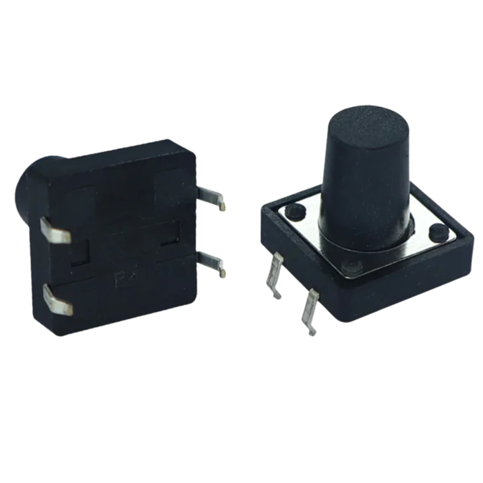 Iotcart SES-P-3420 12V 4 Pin Push Button Tactile Switch - Industrial Control Panels