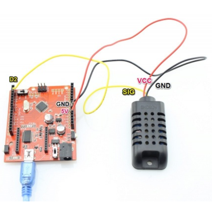 AM2301 3-5V Digital Temperature & Humidity Sensor - IoT Weather Monitoring