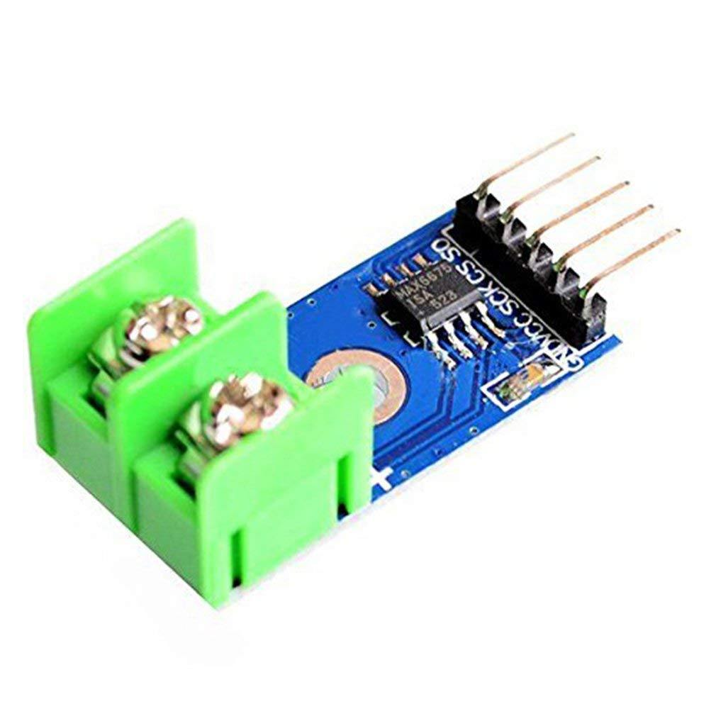 DC 3-5V MAX6675 Module + K Type Thermocouple Temperature Sensor Thermocouple Sensor Set M6 Screw and Jumper Wire F to F 5pcs