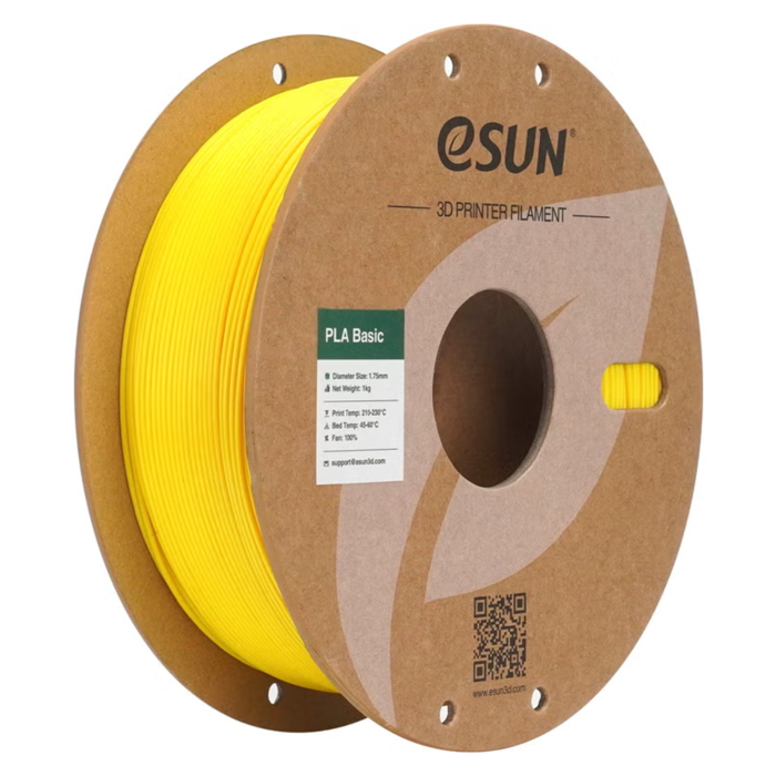 eSun PLA-Basic 1.75mm 1kg Yellow Filament - 3D Printing