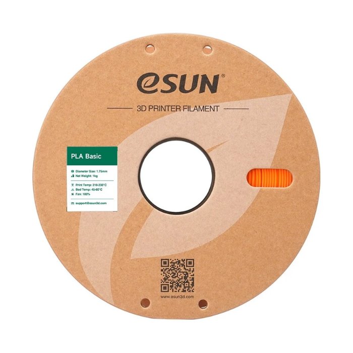 eSun 1.75mm PLA-Basic 3D Printing Filament 1kg orange Color