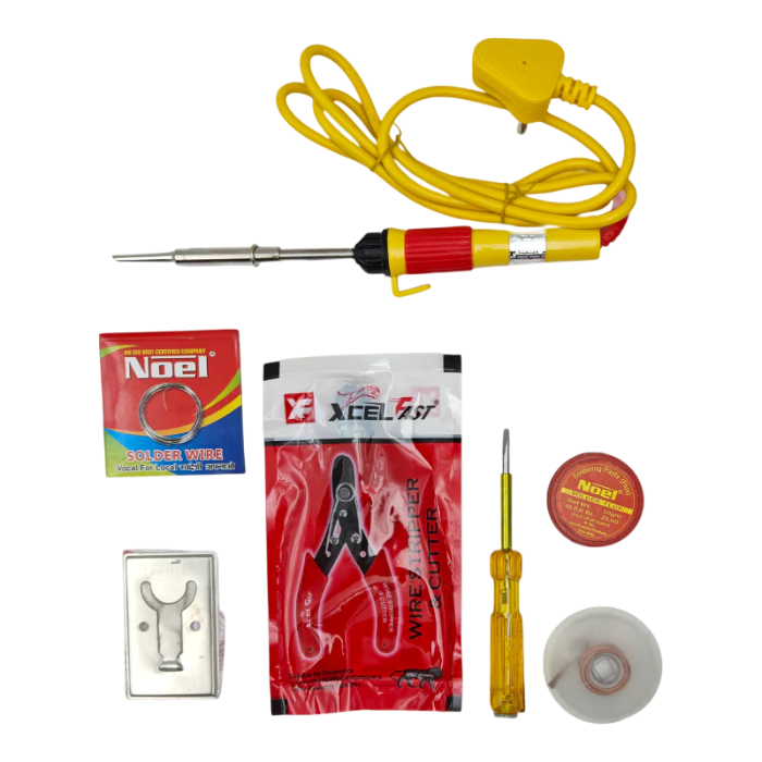 Noel 7-in-1 Beginner Soldering Kit 25W Iron - Electronics Learning & Repair Tool
