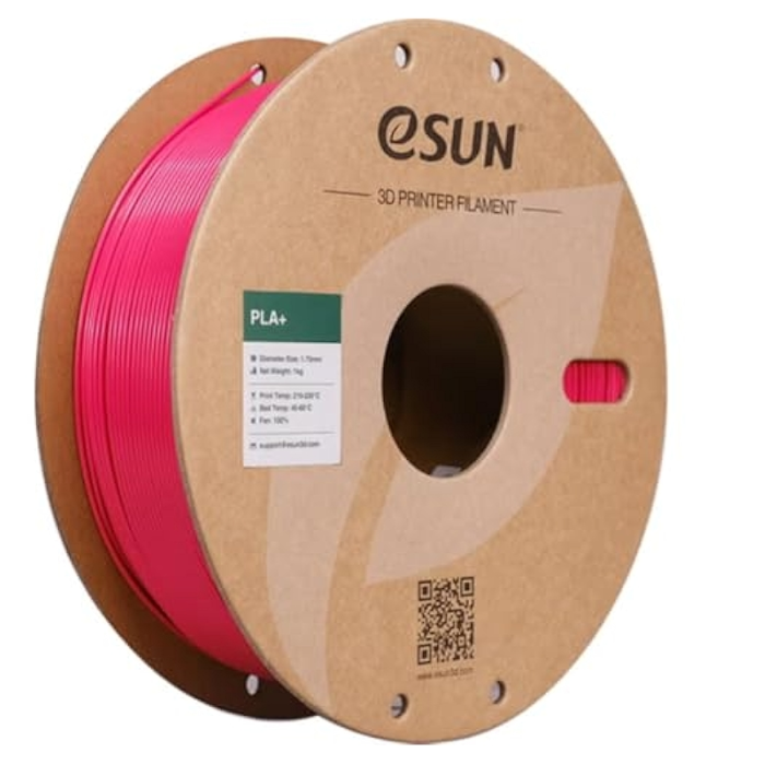 eSun 1.75mm 1kg PLA+ 3D Printing Filament Magenta Color