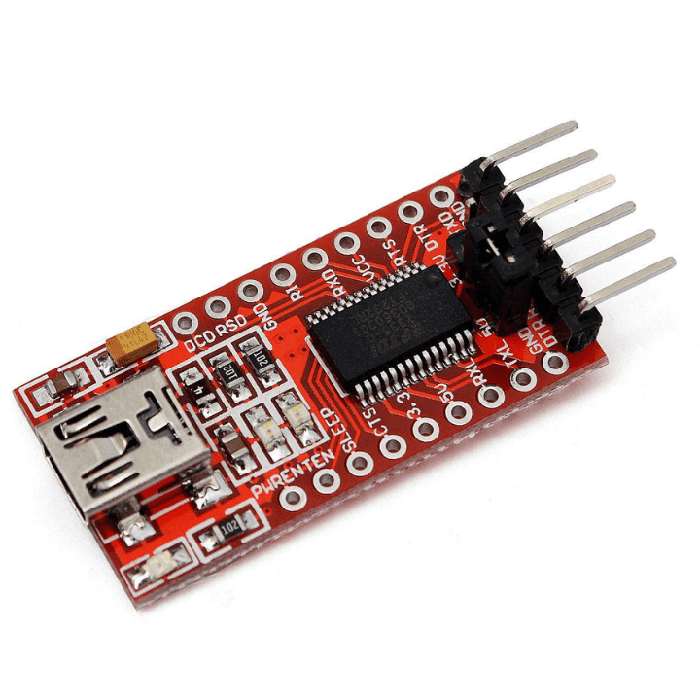 FTDI 232 Mini USB to TTL Converter