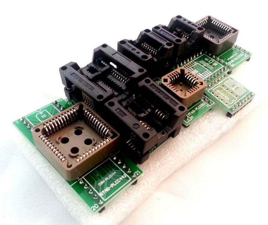 SMD IC Adapters Set for Programmers, 9 Pieces
