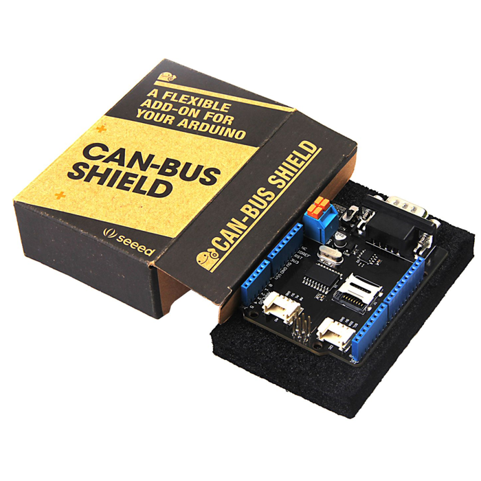 Seeed Studio CAN-BUS Shield V2 with High-Performance MCP2515 Controller & MCP2551 Transceiver