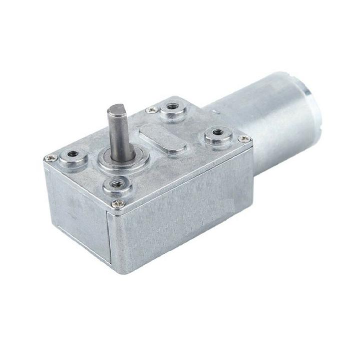 Solid Shaft JGY370 DC 12V 210 RPM High Torque Self-Locking Worm Gear Motor