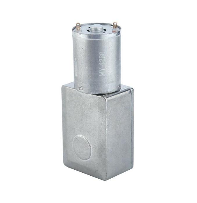 Solid Shaft JGY370 DC 12V 210 RPM High Torque Self-Locking Worm Gear Motor