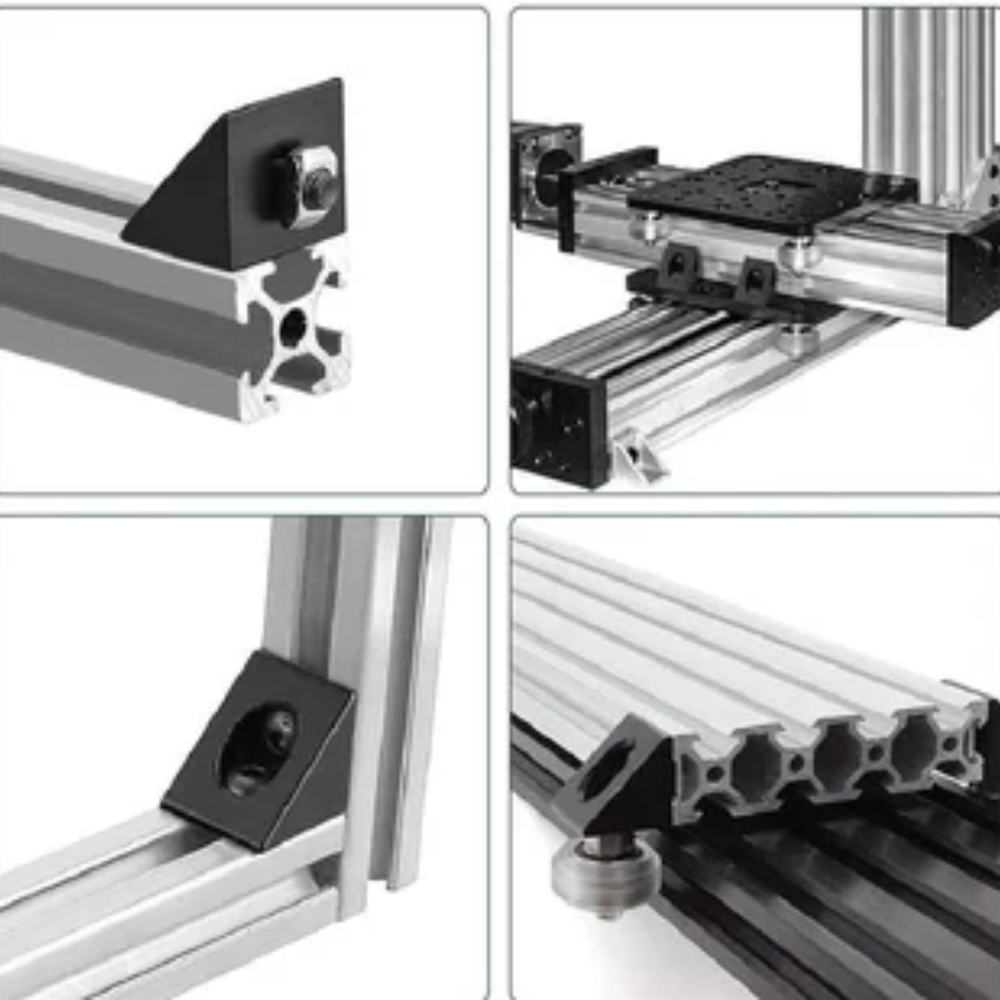 Angle Bracket L Joint Black