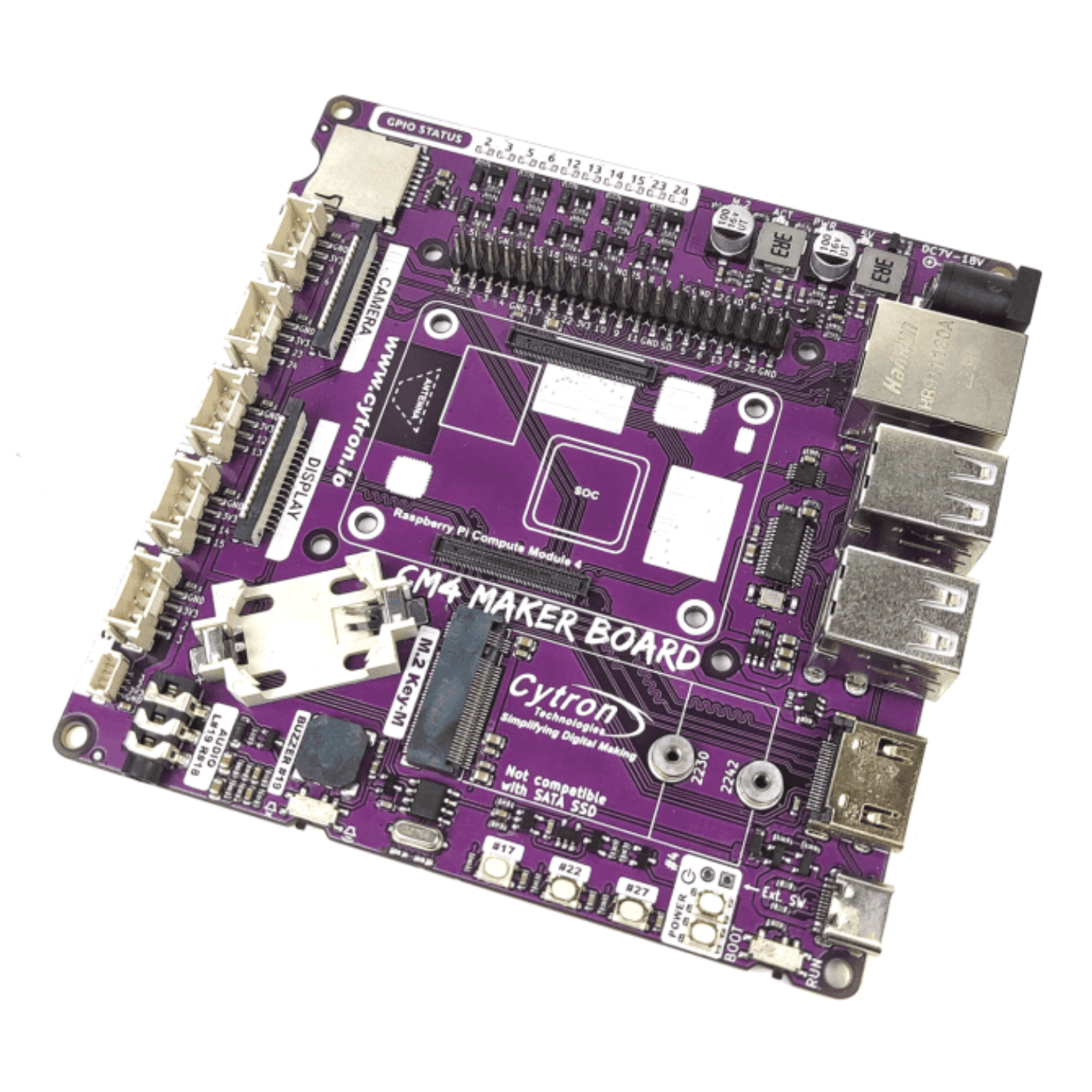 Cytron CM4 Maker Board for Raspberry Pi