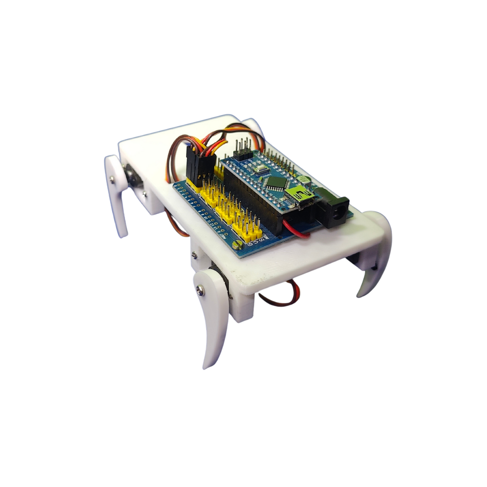 STEM 2-in-1 Robotic Kit Quadruped Dog Robot and 4DOF Robotic Arm