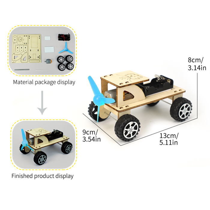 Pludo Wind Rider STEM Kit – Air Pressure Science Kit for Kids 3–5 | Mont –2 Motion & Force Model
