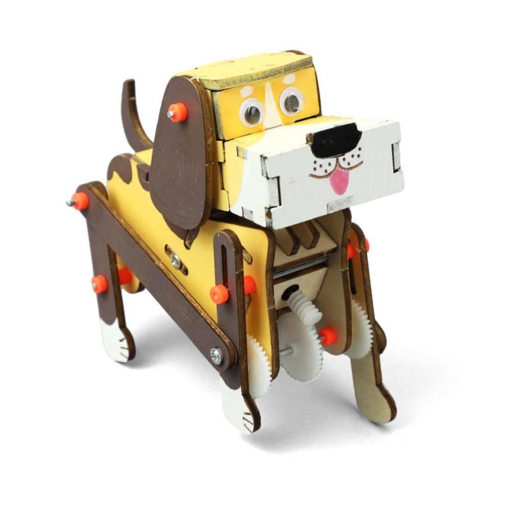 Pludo Robotic Walking Dog - STEM Toy on Motion & Robotics for Ages 8–11 | Grade 3 to 5