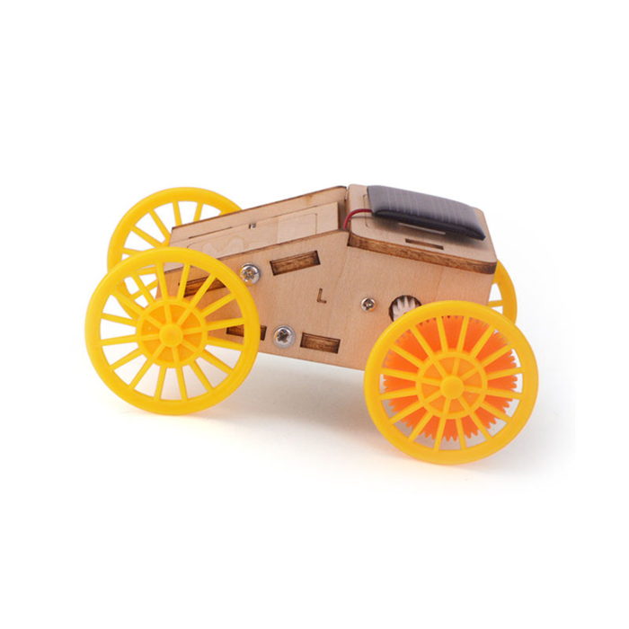 Pludo Solar Racer Car DIY Kit – Build a Light Following Car for Ages 8–11 | Grade 3–5