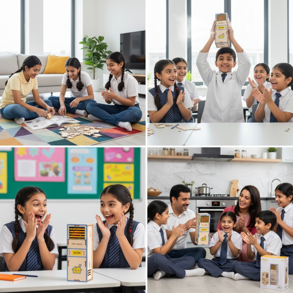 Pludo DIY Air Conditioner STEM Kit – DIY Science Kit for Kids 8–11 | Grade 3–5 Air Conditioning Model