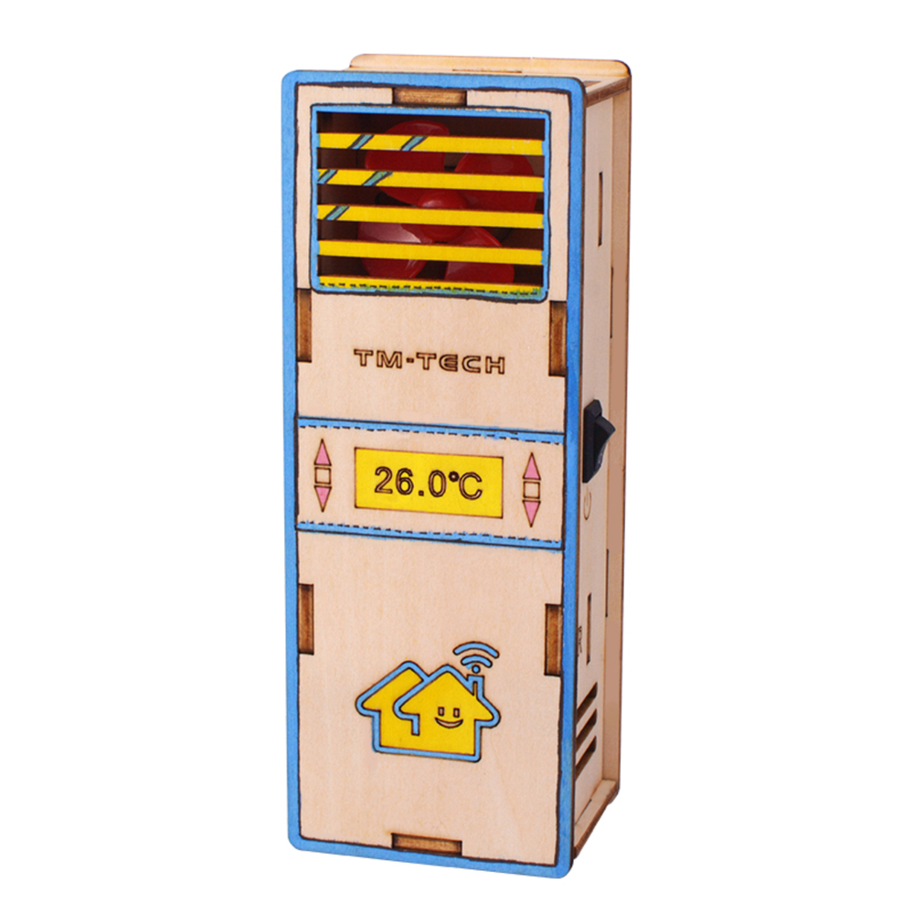 Pludo DIY Air Conditioner STEM Kit – DIY Science Kit for Kids 8–11 | Grade 3–5 Air Conditioning Model