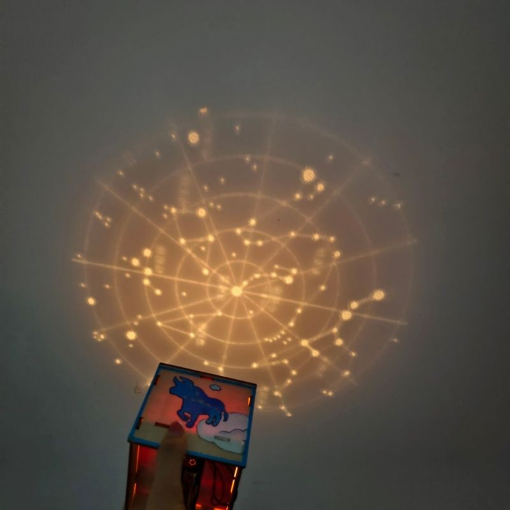 Pludo Mini Planetarium DIY Kit – DIY Science Kit for Kids 8–11 | Grade 3–5 Constellation Learning Toy