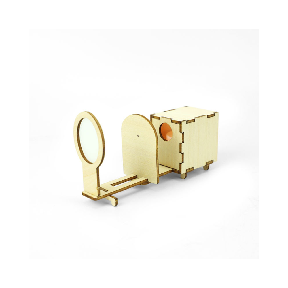 Pludo Pinhole Projector – DIY STEM Kit for Kids 8–11 | Grade 3 to 5 Small Hole Imaging Learning Project