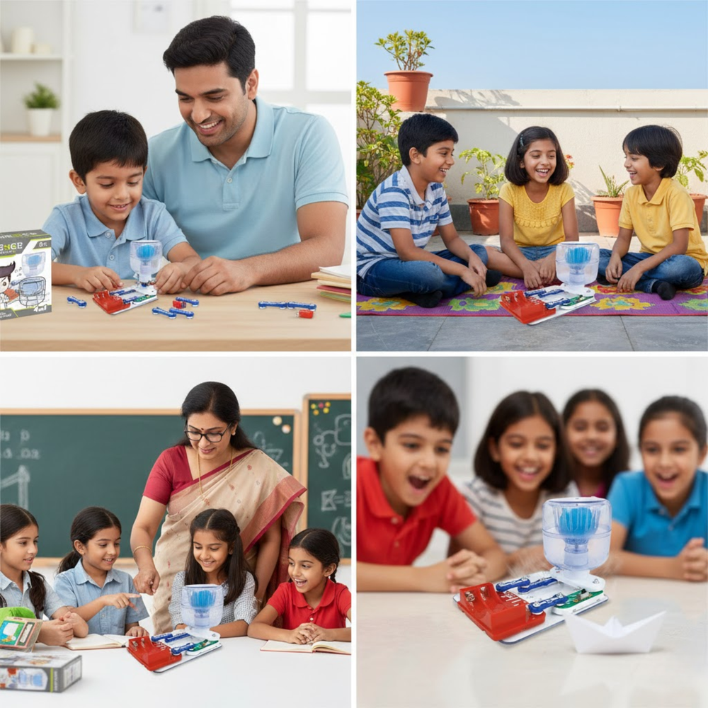 Pludo Rotation & Motion Lab Science Experiment Kit- Centripetal Force Model for Grades 3-4 | Ages 8-9