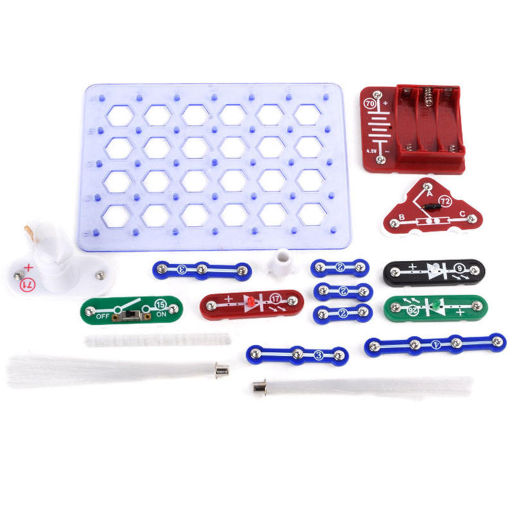 Pludo LED Logic Kit Science Toy -Basic Circuit Construction Model for Grades 4-5 | Ages 9-10