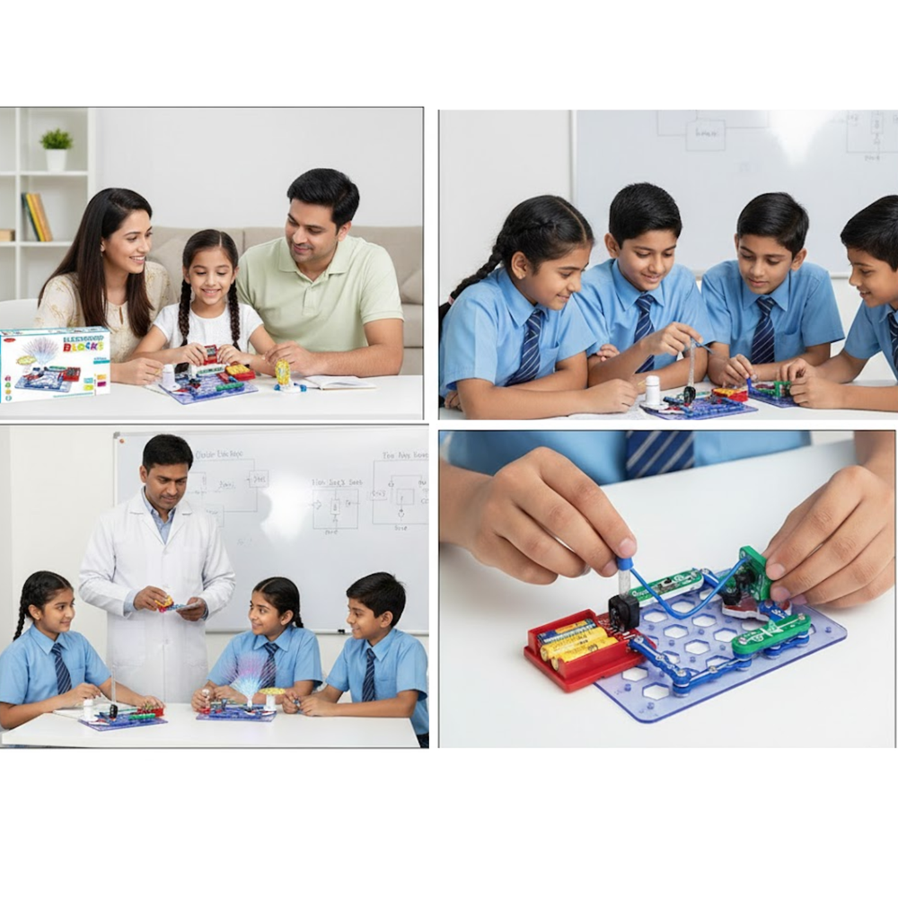 Pludo LED Logic Kit Science Toy -Basic Circuit Construction Model for Grades 4-5 | Ages 9-10