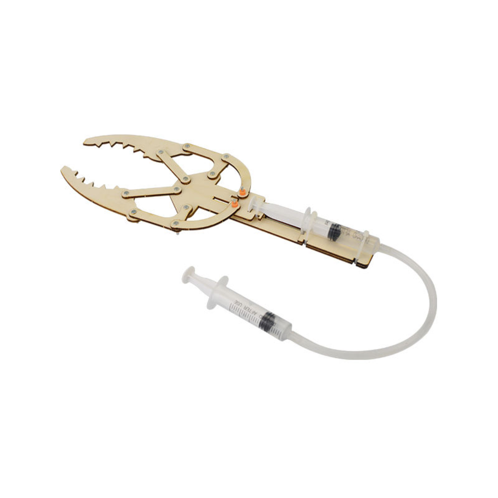 Pludo Hydraulic Claw STEM Kit – DIY Science Experiment Kit for Kids 11–14 | Grade 6–8 Learns Fluid Force