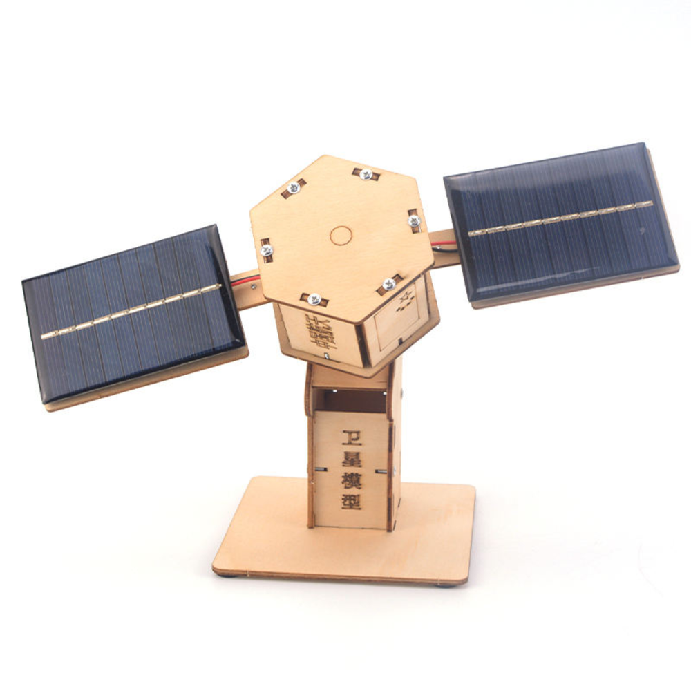 Pludo Solar Satellite DIY Kit – Solar Energy Learning DIY Science Kits for Kids 11–14 | Grades 6–8