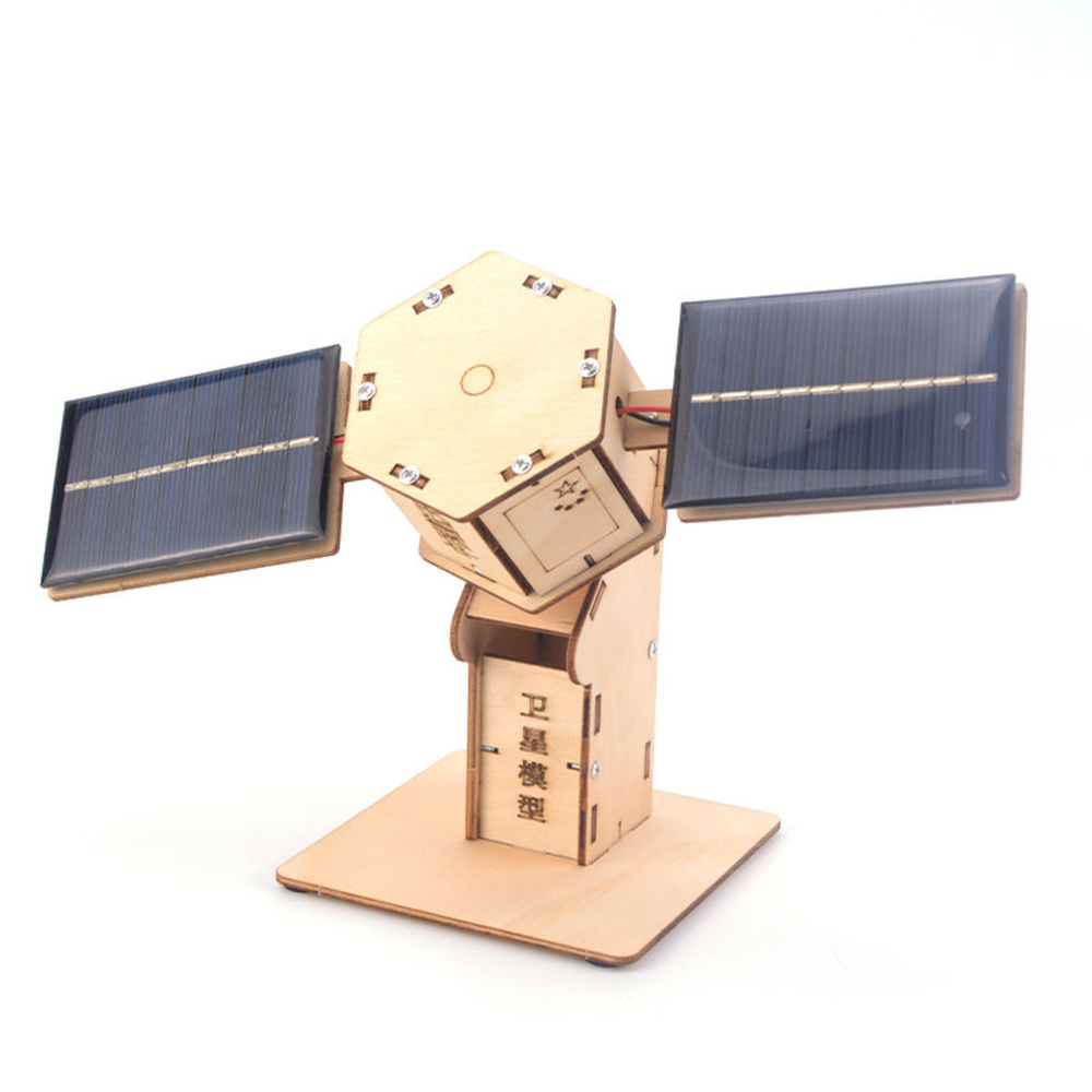 Pludo Solar Satellite DIY Kit – Solar Energy Learning DIY Science Kits for Kids 11–14 | Grades 6–8