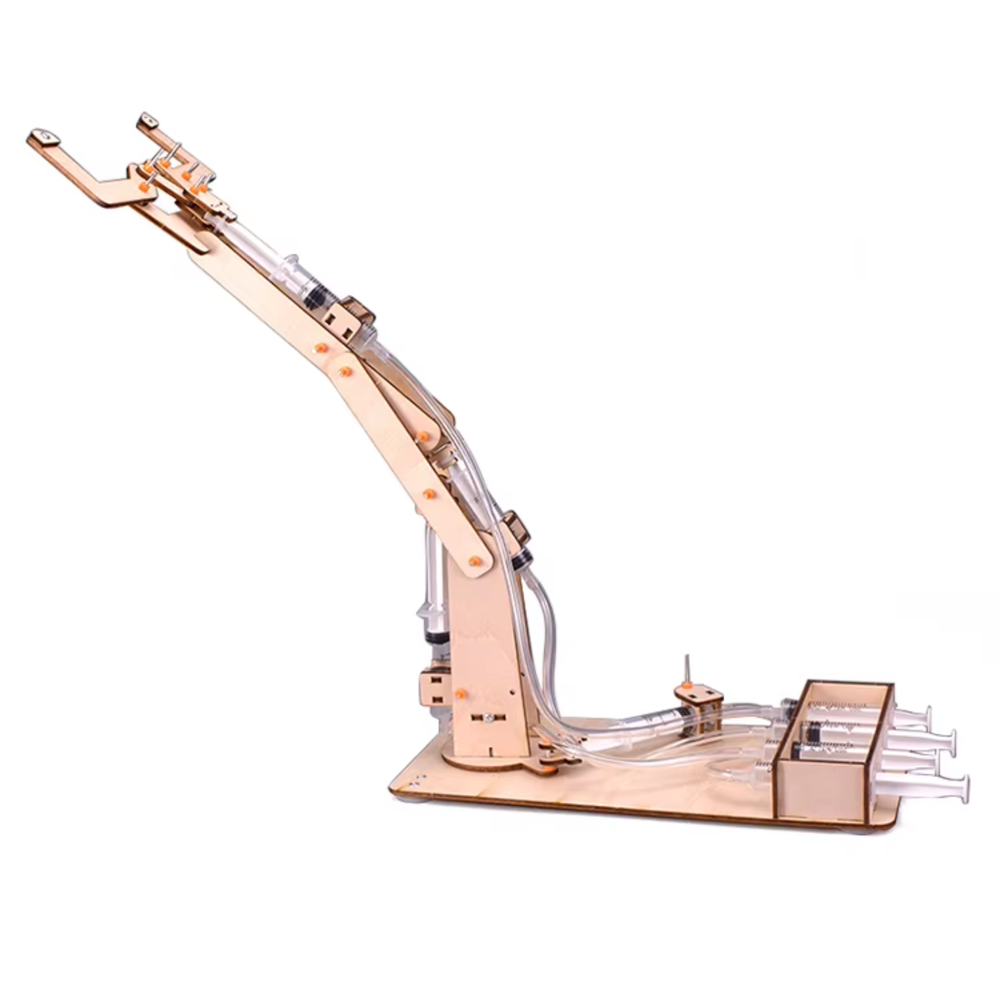 Pludo Robotic Arm – DIY Science Experiment Kit for Kids 11–14 | Mechanics and Hydraulic STEM Toy (Grade 6–8)