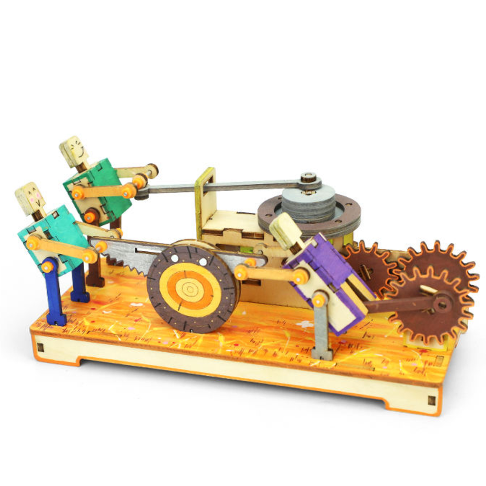 Pludo Sawmill Kit Science Toy – Learn Gears & Motion for Ages 11–14 | Grade 6 to 8