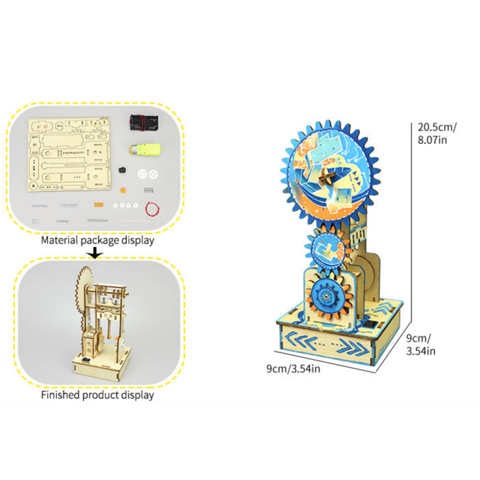 Pludo Internal Combustion Engine Model Educational Toy – Energy Conversion STEM Kit for Ages 11–14 | Grade 6 to 8