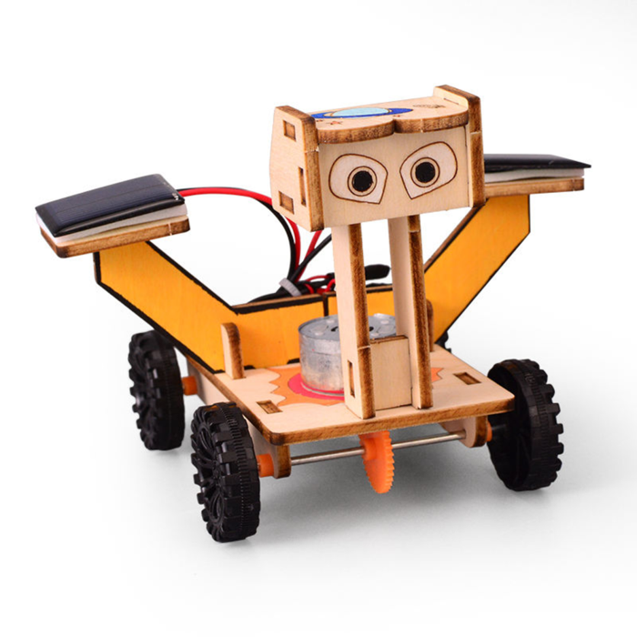 Pludo STEM Moon Rover Kit – DIY Science Experiment Kit for Kids 11–14 | Grade 6–8 Solar Energy Model