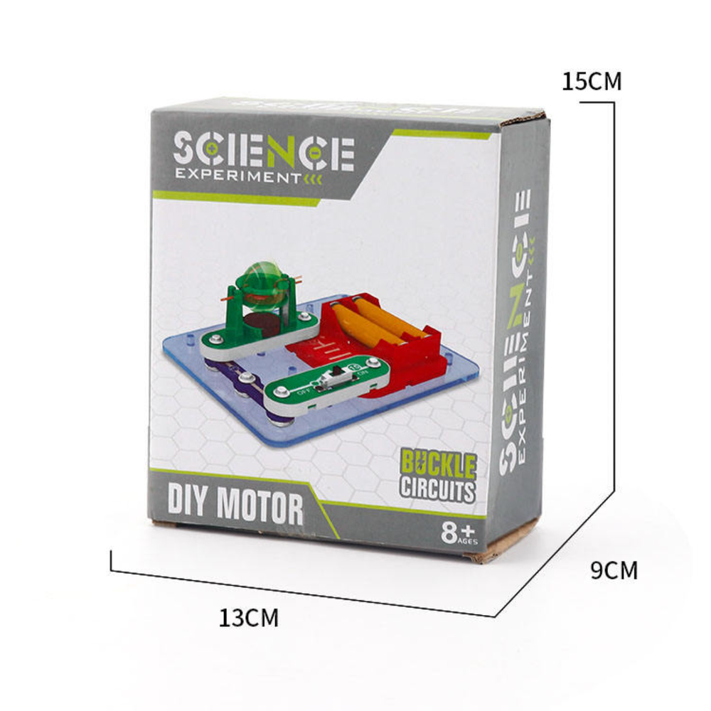 Pludo Build-Your-Own Motor Kit - Electromagnetic Force Interaction Science Toy for Grades 6-7 | Ages 11-12