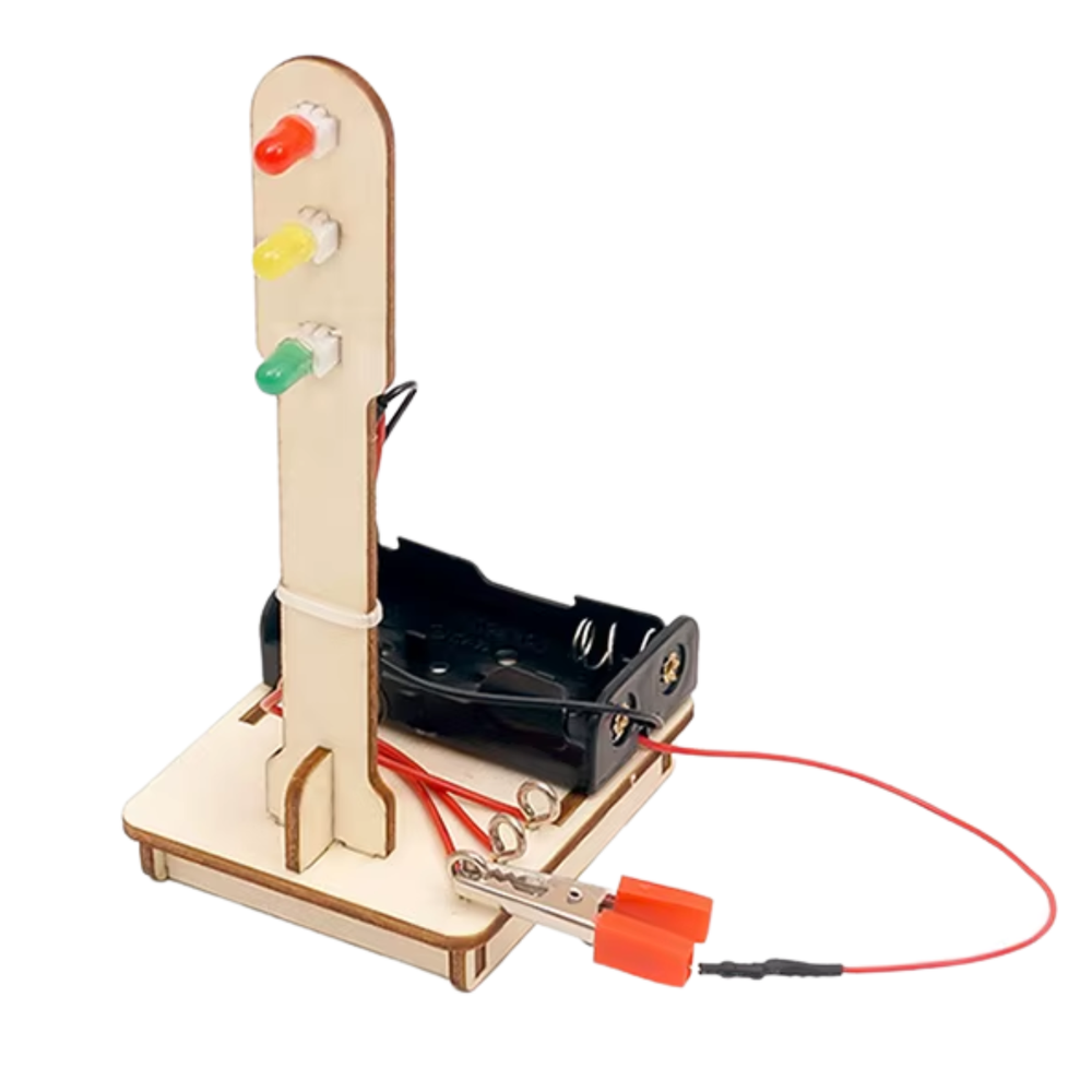 Pludo Signal Logic STEM Kit – Traffic Light Kit Science Toy for Grades 5-6 | Ages 10-11