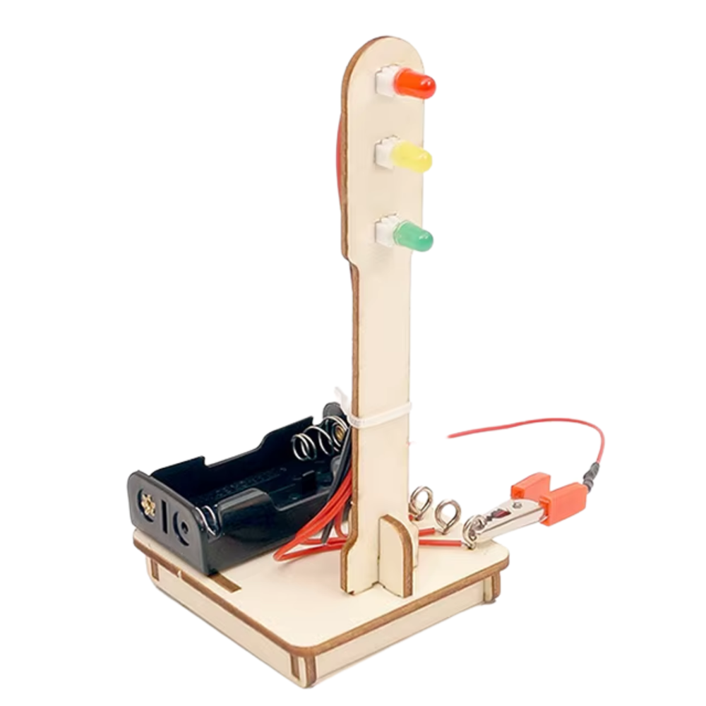 Pludo Signal Logic STEM Kit – Traffic Light Kit Science Toy for Grades 5-6 | Ages 10-11