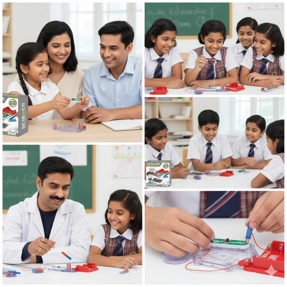 Pludo Electromagnetism Explorer Kit - Magnetic Field Generation STEM Toy Model for Grades 5-6 | Ages 10-11