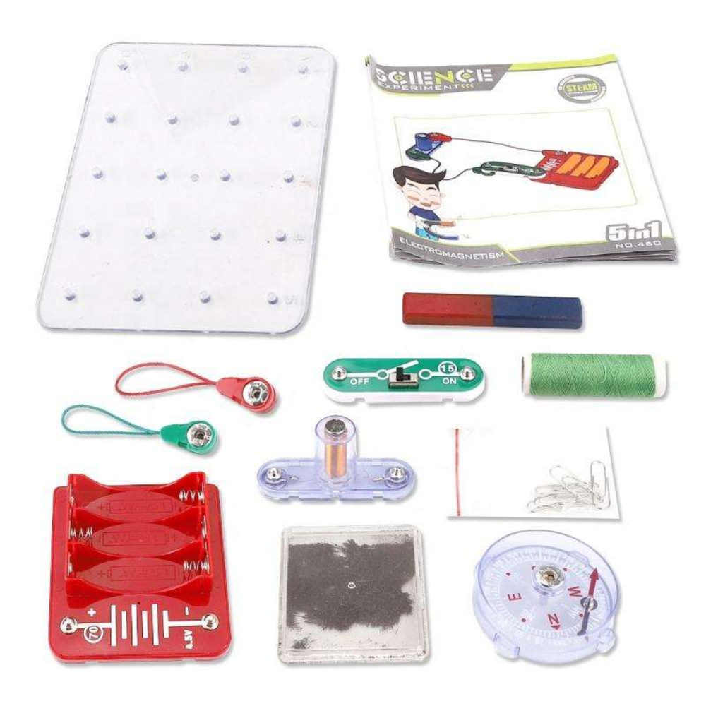 Pludo Electromagnetism Explorer Kit - Magnetic Field Generation STEM Toy Model for Grades 5-6 | Ages 10-11