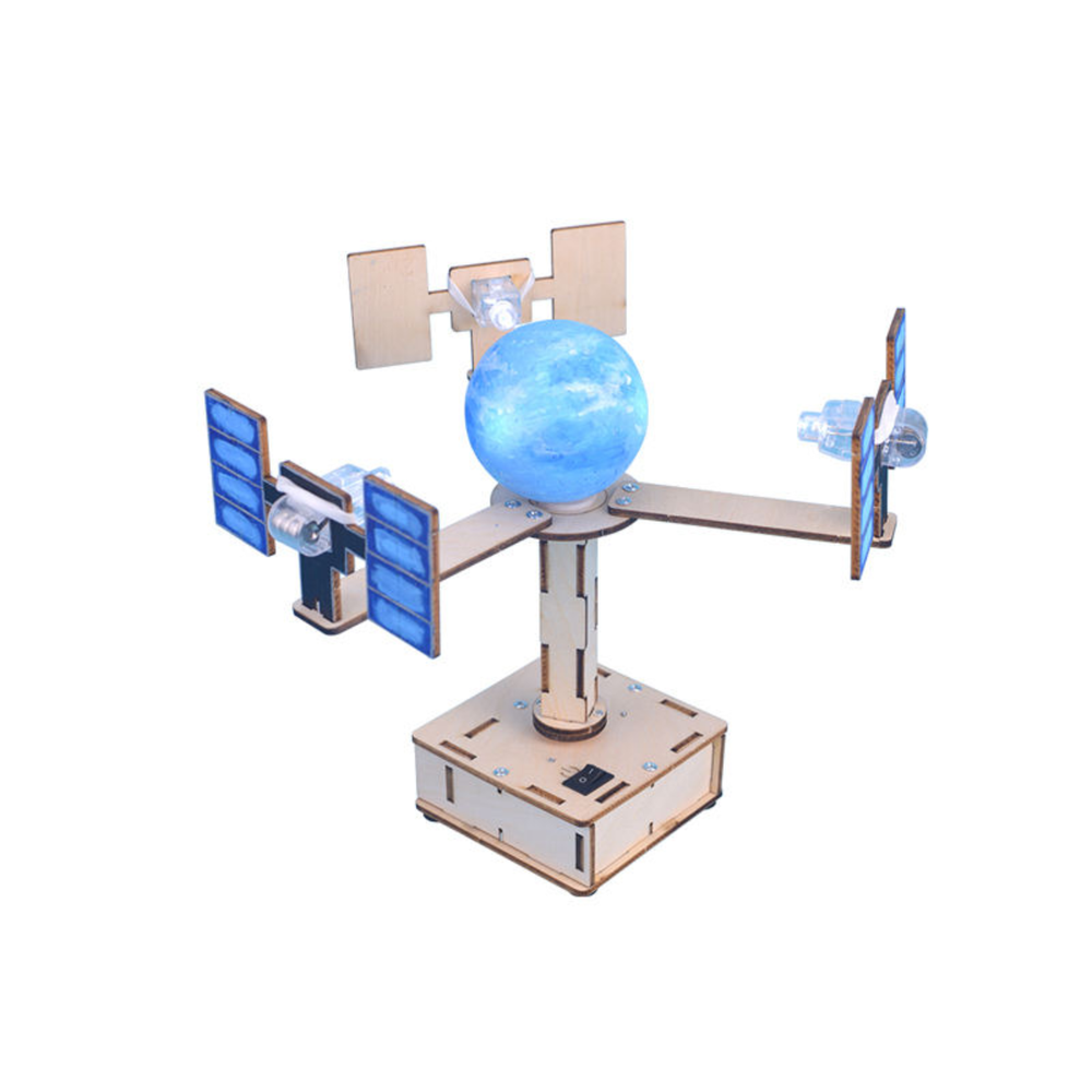 Pludo GPS Satellite Model DIY Kit – Satellite Communication Experiment for Ages 14–16 | Grade 9–10