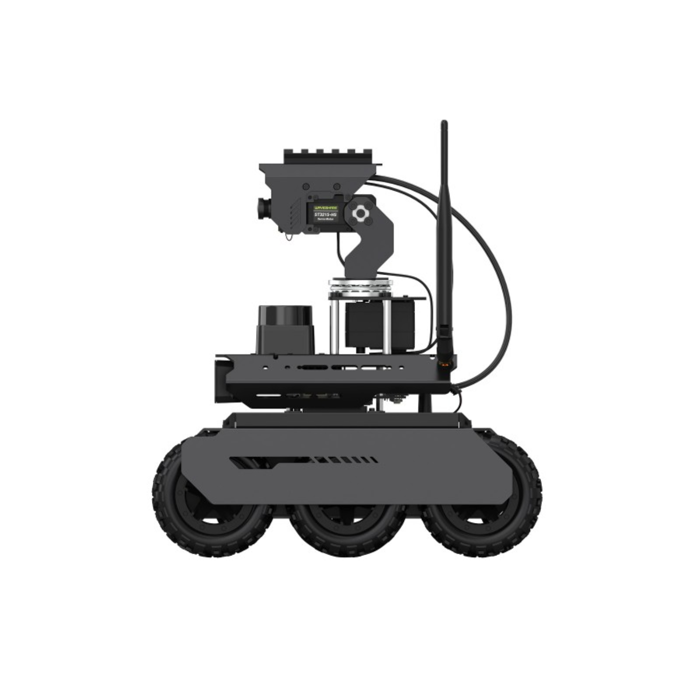 Waveshare UGV Rover ROS 2 Open-source 6 Wheels 4WD AI Robot With Jetson Orin Nano 4GB Kit, Dual controllers, 360° Flexible Omnidirectional Pan-Tilt