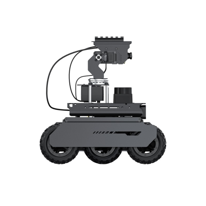 Waveshare UGV Rover ROS 2 Open-source 6 Wheels 4WD AI Robot Suitable for Raspberry Pi 4B / Raspberry Pi 5 Dual controllers, All-metal Body, Flexible and Expandable