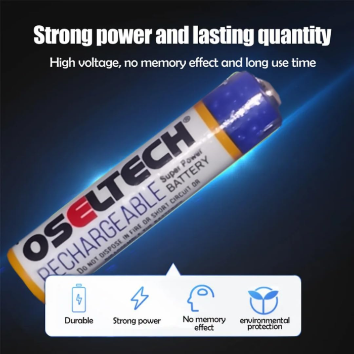 1200mAh AAA Rechargeable Battery 1.2V (Pack of 2)