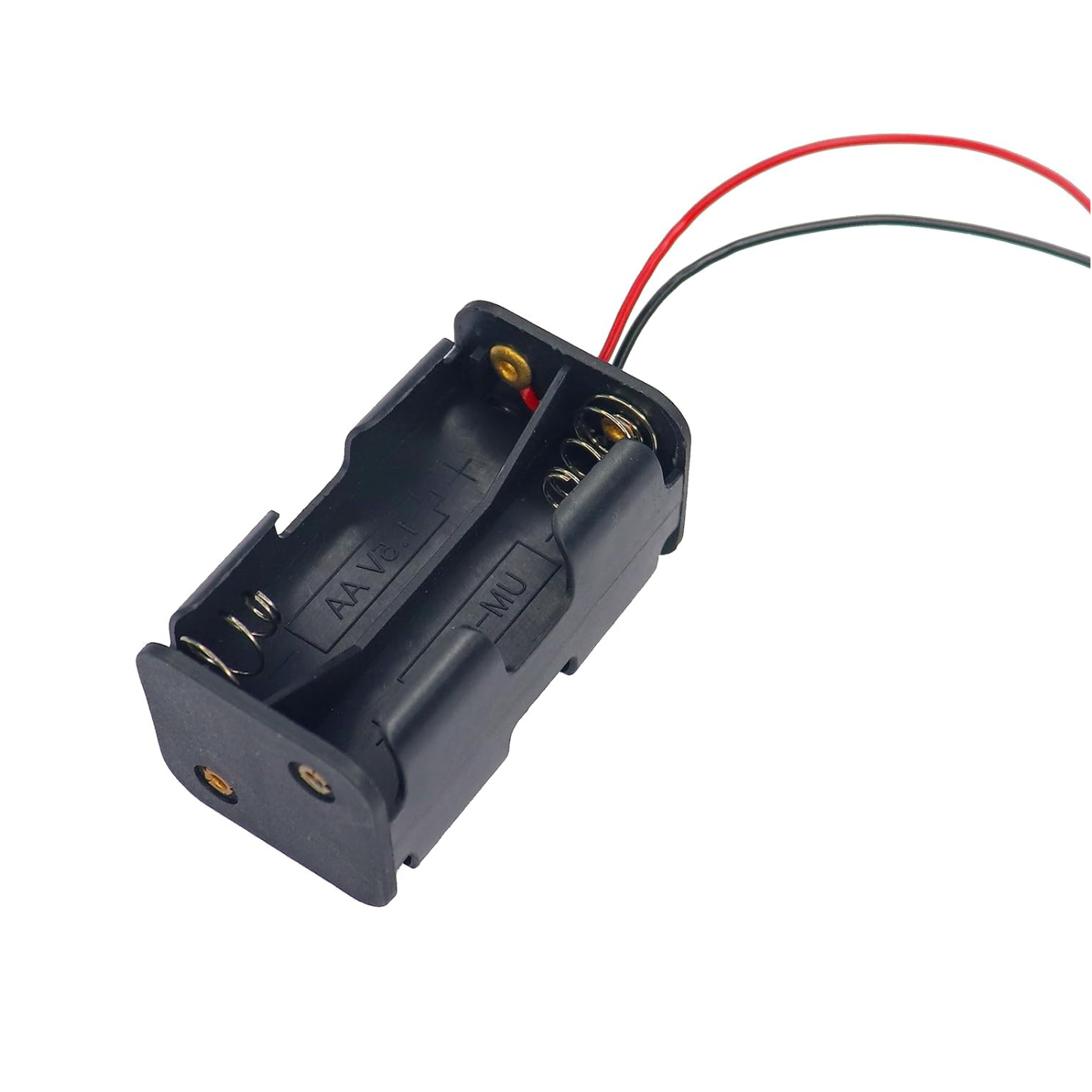 AA 4-Cell Battery Holder – Hard Plastic 6V Battery Case with Wire Leads