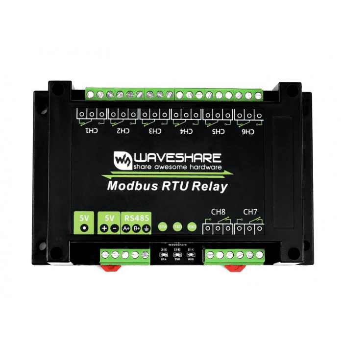 Waveshare Modbus RTU 8 Channel Relay Module RS485